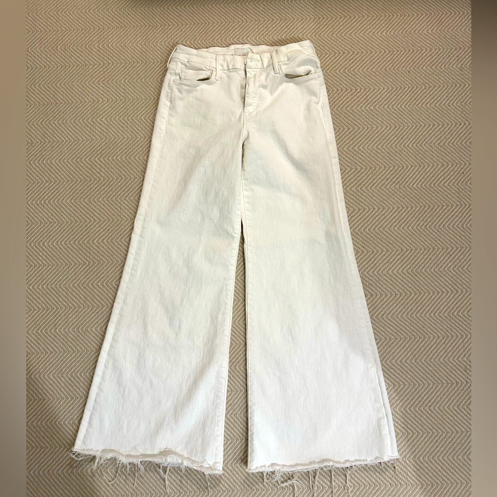 MOTHER Denim White Jeans size 29